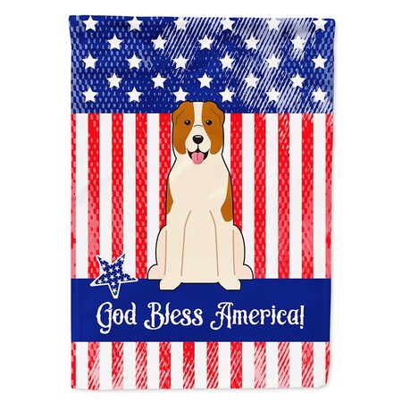Carolines Treasures Patriotic USA Central Asian Shepherd Dog Flag Canvas House Size BB3044CHF